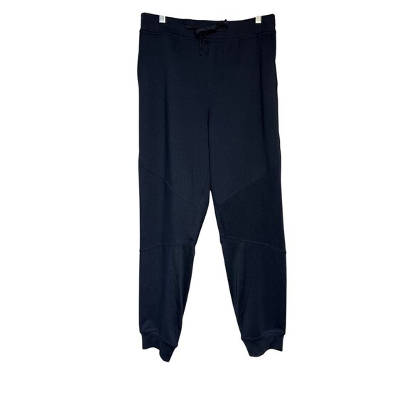 Hylete X-Large Long Mens Navy Joggers With Zippered Pockets & Drawstring Waist - Picture 1 of 6